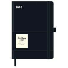 Black 2025 - Diary - Buchkalender - Taschenkalender - 16x22: Cool Diary