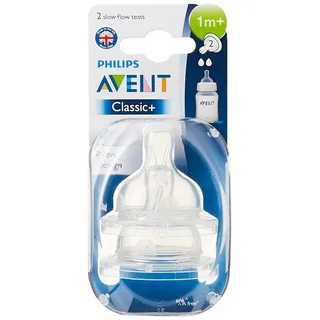 Philips AVENT Slow Flow Classic Sauger, 2 Stück
