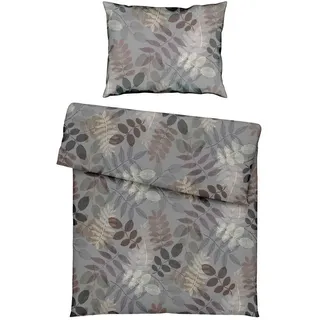 Estella Bettwäsche Malou 135 x 200 cm Satin Grau