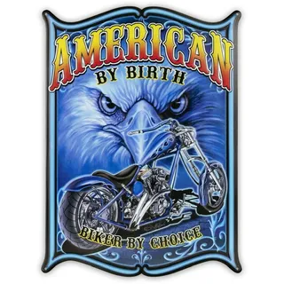 ZEP Metallschild „American“, 35 x 45 cm