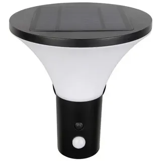 AUßENWANDLEUCHTE , Schwarz, Weiß , Kunststoff , 17.5x19 cm , mit Schalter, Dämmerungssensor , Lampen & Leuchten, Außenbeleuchtung, Außenleuchten
