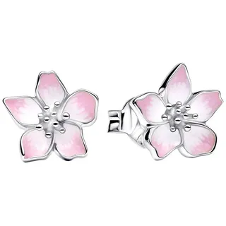 Pandora Ohrstecker Kirschblüten-Ohrringe Pink/Silber 294370C01 925