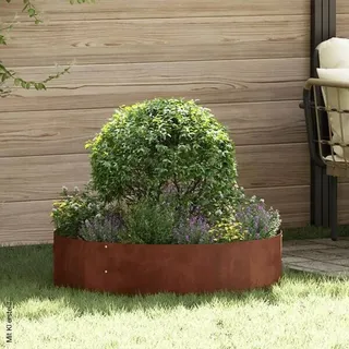 vidaXL Pflanzenring 80 x 80 x 20 cm Braun