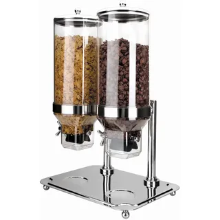 Lacor 69023 – Doppelter Müslispender mit 10-Liter-Basis | Langlebiges Profi-Utensil; entwickelt für optimale Leistung und schnelle, unkomplizierte Reinigung in der Spülmaschine