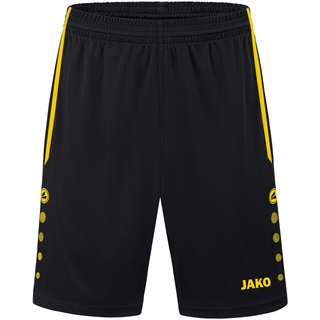 Jako Herren Sporthose Allround Schwarz/Citro, L