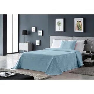 OTTO home Toscana Tagesdecke 140 x 210 cm Blau/Silber