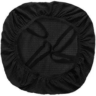 FYTXSZ Stuhlbezug für Bürostuhl Sitzfläche, Elastischer Universal Stuhlbezüge für Schreibtischstuhl, Abnehmbar und Waschbar, Stretch Hussen als Schutz vor Staub und Kratzern für Stühle (Schwarz)