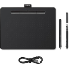 Bild von Intuos Medium Zeichentablett - Tablet zum Zeichnen & zur Fotobearbeitung mit druckempfindlichem Stift schwarz - Ideal für Home-Office & E-Learning