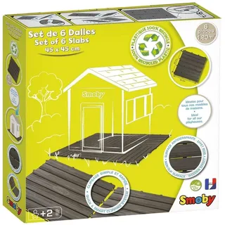 Smoby Zubehör Bodenplatten-Set grau