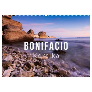 Bonifacio. Korsika (Wandkalender 2026 DIN A2 quer), CALVENDO Monatskalender: Malerisches Bonifacio auf Korsika - 4 Jahreszeiten (CALVENDO Orte)