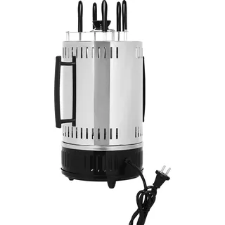 Elektrischer Grill, vertikaler Drehspieß, 1000W Leistung, Schwarz