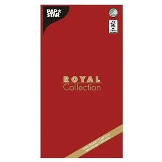 PAPSTAR Tischdecke, Tissue ROYAL Collection 120 cm x 180 cm rot