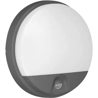 Advitit Agat Modern Aussenlampe mit Bewegungsmelder 4000K IP54 (800lm Grau)
