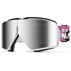 OutdoorMaster Seagull Dirt Bike Goggles, Motorradbrille, faltbare ATV-Brille für Männer Frauen Jugend, Anti-Beschlag, 100% UV-Schutz
