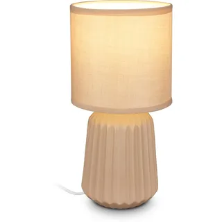 Briloner Nachttischlampe Beige