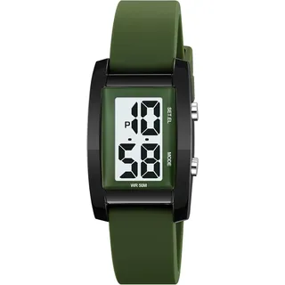 Digitaluhr Damen Damenuhr Digital Armbanduhr Damen wasserdichte Uhren Damenarmbanduhren mit Weichem Gummiarmband und Großer Zahlenanzeige
