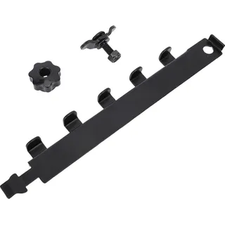 L-Schienen-Einzelbolzen-Befestigungshaken, 5 Haken, vielseitige Aluminiumlegierung für LKW-Ladefläche, Anhänger, Frachtsteuerung, Pickup, Wohnmobil, ATV