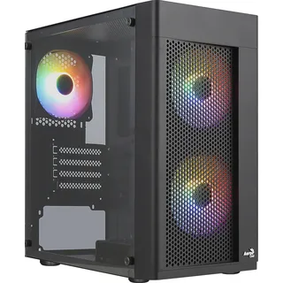 AeroCool Hexform Mini Tower Schwarz