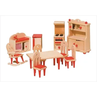 GoKi Puppenhaus-Möbel Küche rot 51951