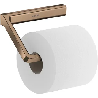 hansgrohe AXOR UNIVERSAL Accessories Papierrollenhalter ohne Deckel, 42846310, Farbe: Brushed Red Gold