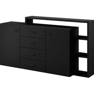 INOSIGN Sideboard »Bota«, Breite 180 cm schwarz