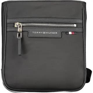 TOMMY HILFIGER HERREN SCHWARZE UMHÄNGETASCHE : Farbe - Schwarz, Größe - UNI Größe: UNI Farbe: Schwarz - Schwarz, Grau