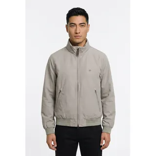 Gant Bomberjacke "HAMPSHIRE JACKET" ohne Kapuze Regular fit mit Reißverschlusstaschen, mist taupe