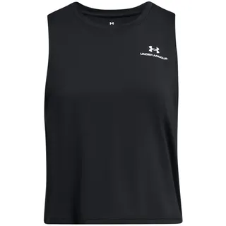 Under Armour Vanish Elite Vent Crop-Top Damen 001 black/white S