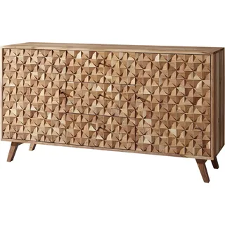 Wohnling Sideboard, WL5.598 akazie 140,0 x 40,0 x 78,5 cm, 1 St.