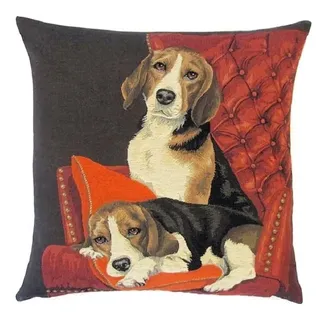 Gobelin Kissen Sofa Beagle