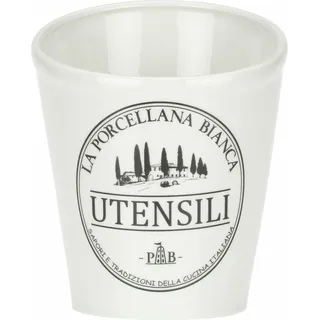 La Porcellana Bianca Behälter für Küchenutensilien 18 cm P012601518 - Weiß