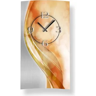 Wanduhr - Dixtime Modell: 3D-0014 - Orange
