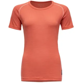 Devold Lauparen Merino 190 Kurzarm-baselayer Coral S