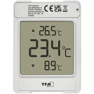 TFA TFA® 30.1067 WINDOO Thermometer silber