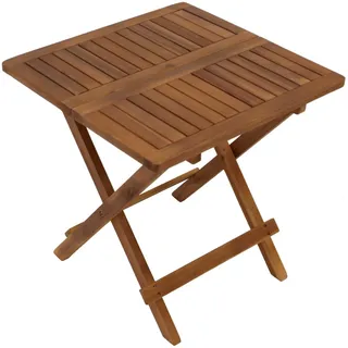 Klapp - Beistelltisch FLORENCIA, Eukalyptus geölt,50x50, Klapptisch