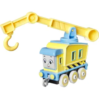 mattel thomas & seine freunde Thomas & Friends Fisher-Price Carly The Crane Vehicle die-cast Push-Along Toy Rail Vehicle for Preschool Kids Ages 3+