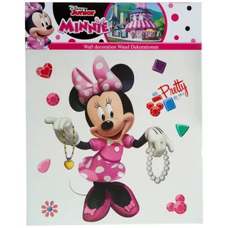 Disney Minnie Mouse Kinderzimmer Wandstickers, Wandtattoo mädchen deko von AG Design 30 x 30 cm | DKs 1084