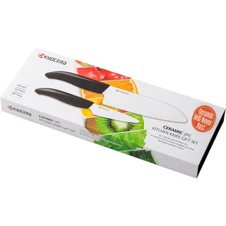 Kyocera GEN Messerset 14 cm-7,5 cm ergonomischer Griff Schwarz