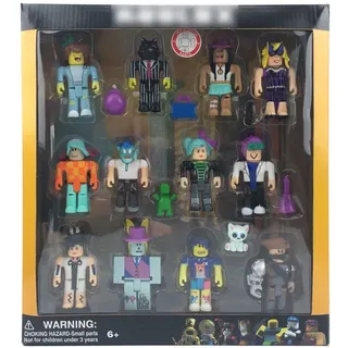 Roblox Avatar Figuren Set Spiel Periphere Robot Overseer PVC Figur Sammeln Model#03 - 12pcs-Famous Stil+Zubehör