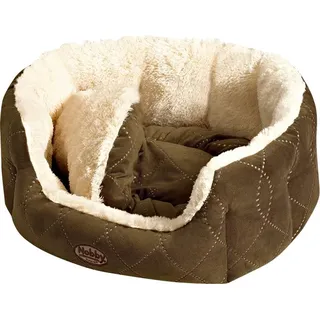 Nobby Komfortbett "CENO" L x B x H: 45 x 40 x 19 cm beige / braun - Braun