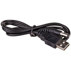 Bild von USB-Ladekabel DC Stecker 5,5 mm 0.80 m Schwarz AK-DC-01 USB Kabel 0,8 USB A