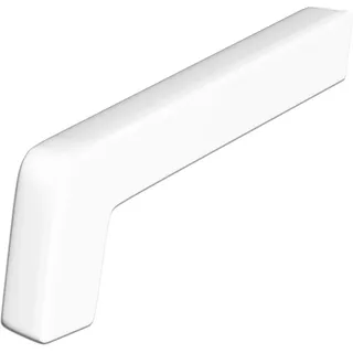 PVC-Seitenteile Weiß 9 cm 2 Stück