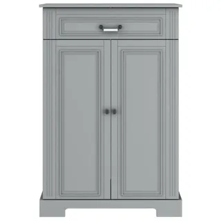Raumhirsch Furniture Kinderkommode Ines , Grau , Holzwerkstoff , Rechteckig , 84x125x44 cm , Babymöbel & Kindermöbel, Babyzimmer, Babyregale & Kinderregale