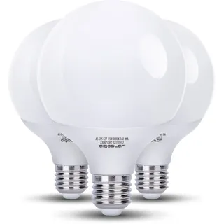 Aigostar LED Lampe E27 15W Glühbirne Ersetzt 99W Glühlampen, LED Glühbirne Globe G95, Warmweiß 3000K Leuchtmittel, 1500 Lumen, Energiespar 3 Stücke