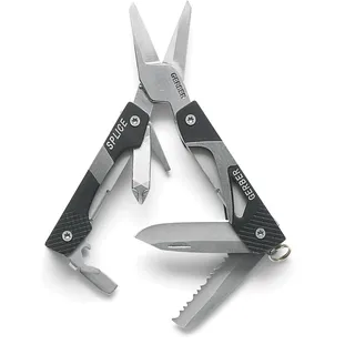 Gerber Multifunktionswerkzeug mit Schere, 8 Funktionen, Splice Pocket Tool, Aluminium/Edelstahl, Schwarz, 31-000013