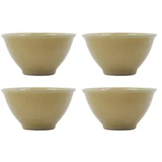 Nicolas Vahé - Bowl NVHala - Yellow - Set of 4 - h: 6.5 cm dia: 12 cm