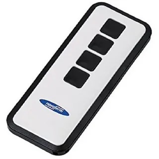 NOVOFERM Garagentor Handsender Mini-Novotron 524, 4 Kanal Sender, Schwarz / Weiß