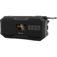 be cool Notfallradio »BE COOL KR587BR«, (Bluetooth), Notfallradio mit Temperaturanzeige, grau