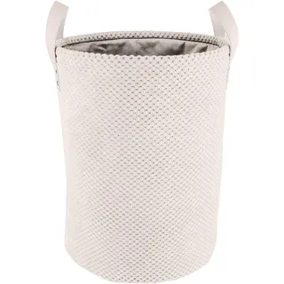 KLEINE WOLKE "Roy", Wäschekorb Rechteckig Polyester, Natürlich/Natur