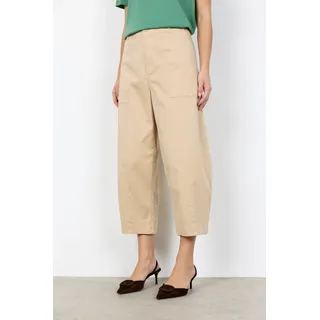 soyaconcept Webhose "SC-ROVENA 8-C" aus Baumwollmischung mit Elasthan, langer Schnitt, sand